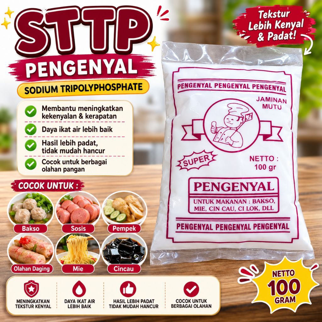 Pengenyal STTP 100gram | Pengenyal Sosis Mie Bakso Lain Lain STTP 100gram