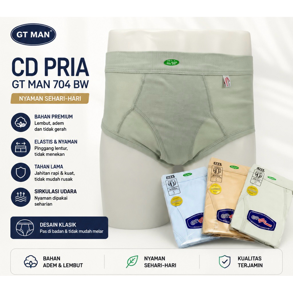 CD GT MAN / CD PRIA GT MAN / CD BAGUS / GT MAN 704 BW