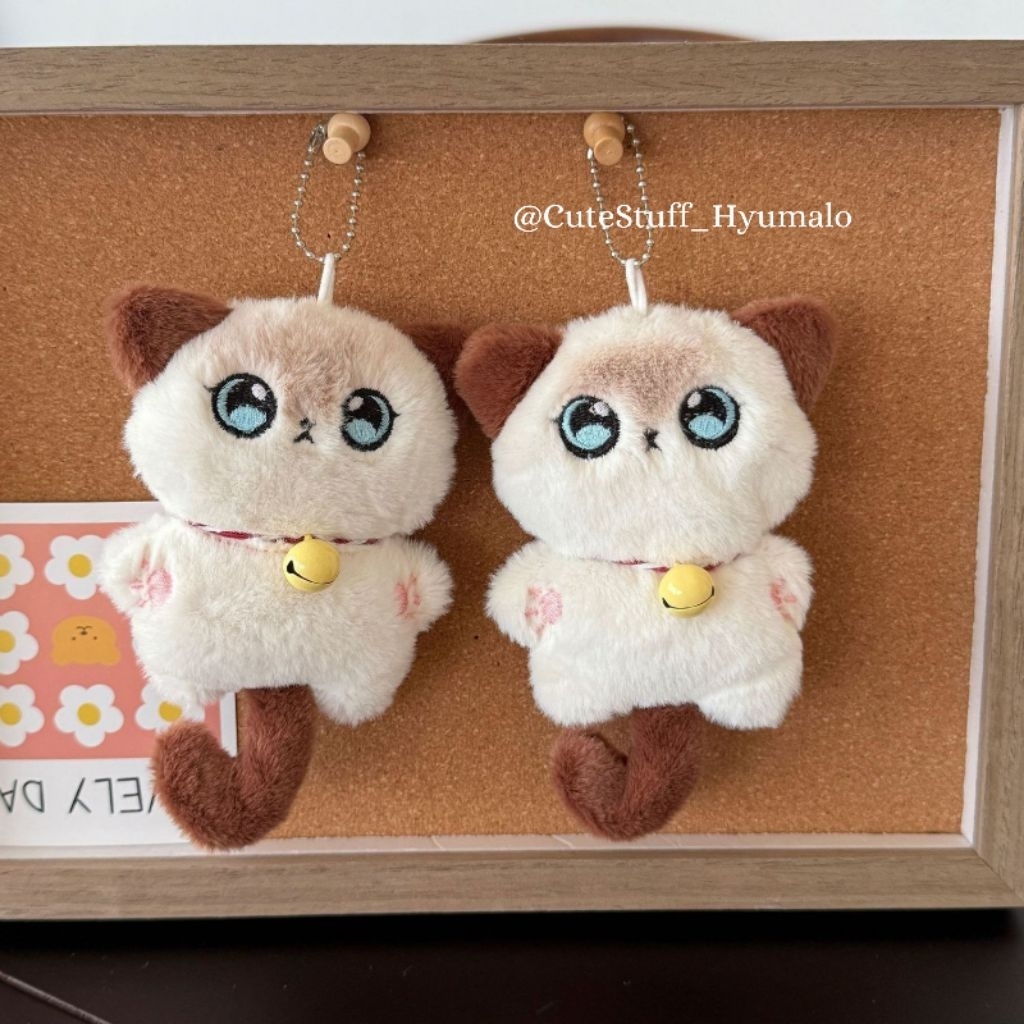 BACA DESKRIPSI Gantungan Kunci Boneka Kucing Siam Himalaya/Keyring Doll/Key Doll/Bagcharm Siam Cat