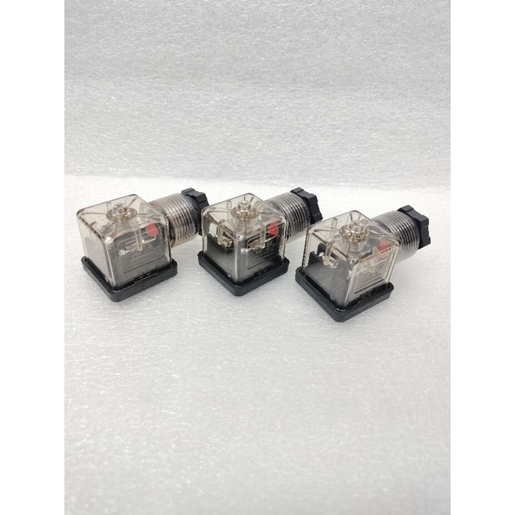 SOKET COIL DC 12V/24V // SOKET LAMPU // DIN PLUG