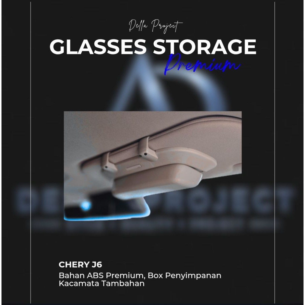 Glasses Storage Box Chery J6 / Tempat Kacamata Chery J6 / Glasses Holder Chery J6 / Sunglasses Stora