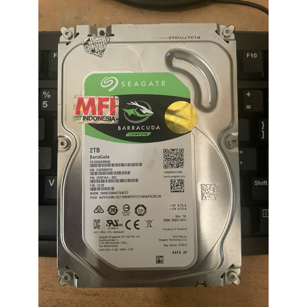 hardisk seagate 2tb