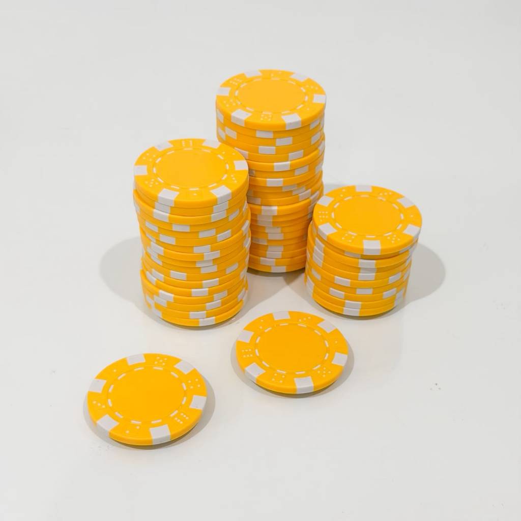 Poker Chip 50 Pcs - Chip Coin Poker Koin Plastik
