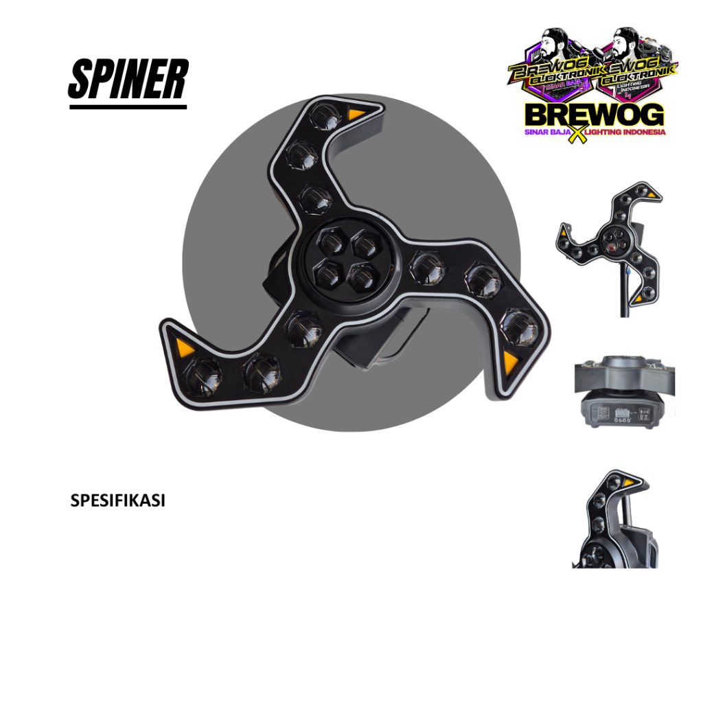 SPINER RETRO PRDUK BREWOG LIGHTING INDONESIA