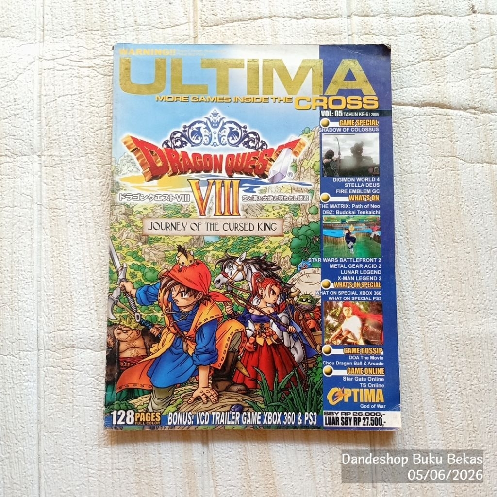 ULTIMA CROSS - more game inside - Majalah Games Bekas