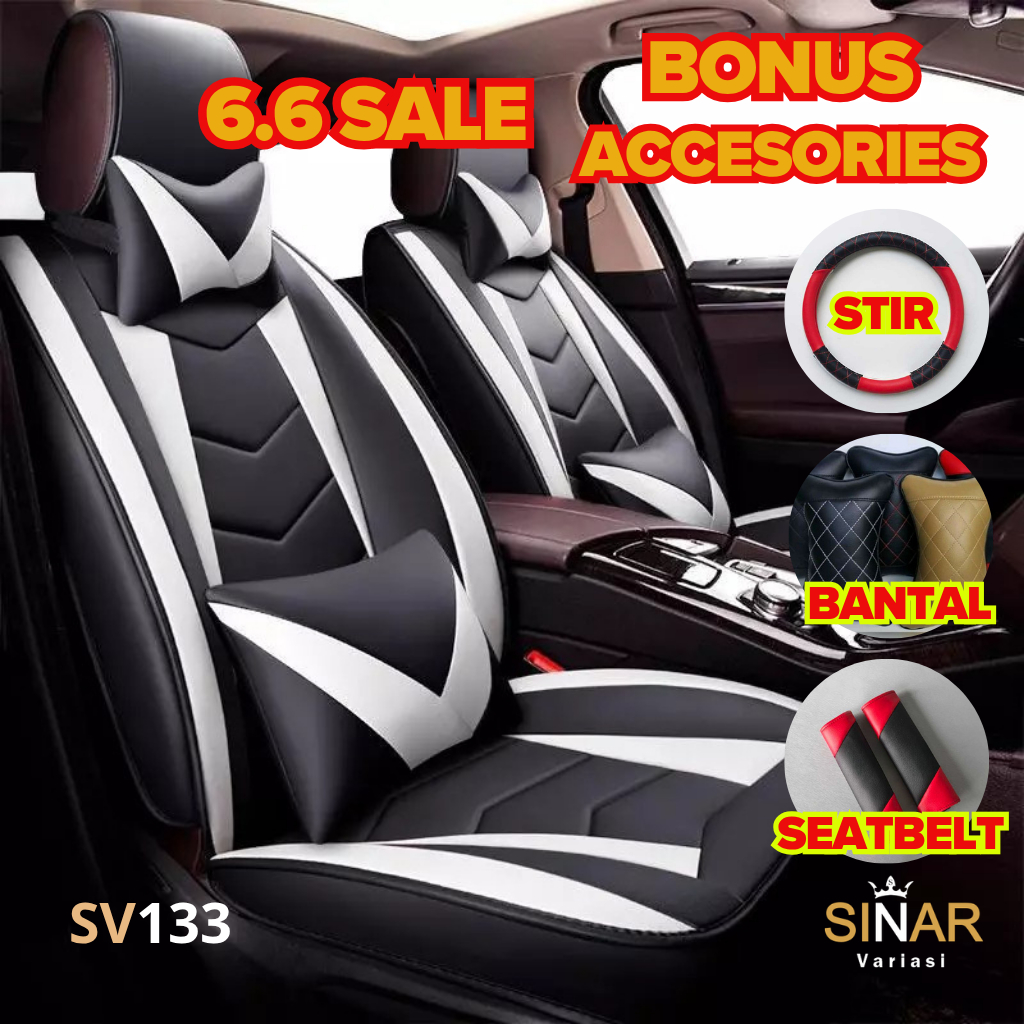 SINAR VARIASI JOK MOBIL Sarung Jok Mobil Avanza Veloz Xenia Rush Terios Mobillio Sigra Calya Brio Rs
