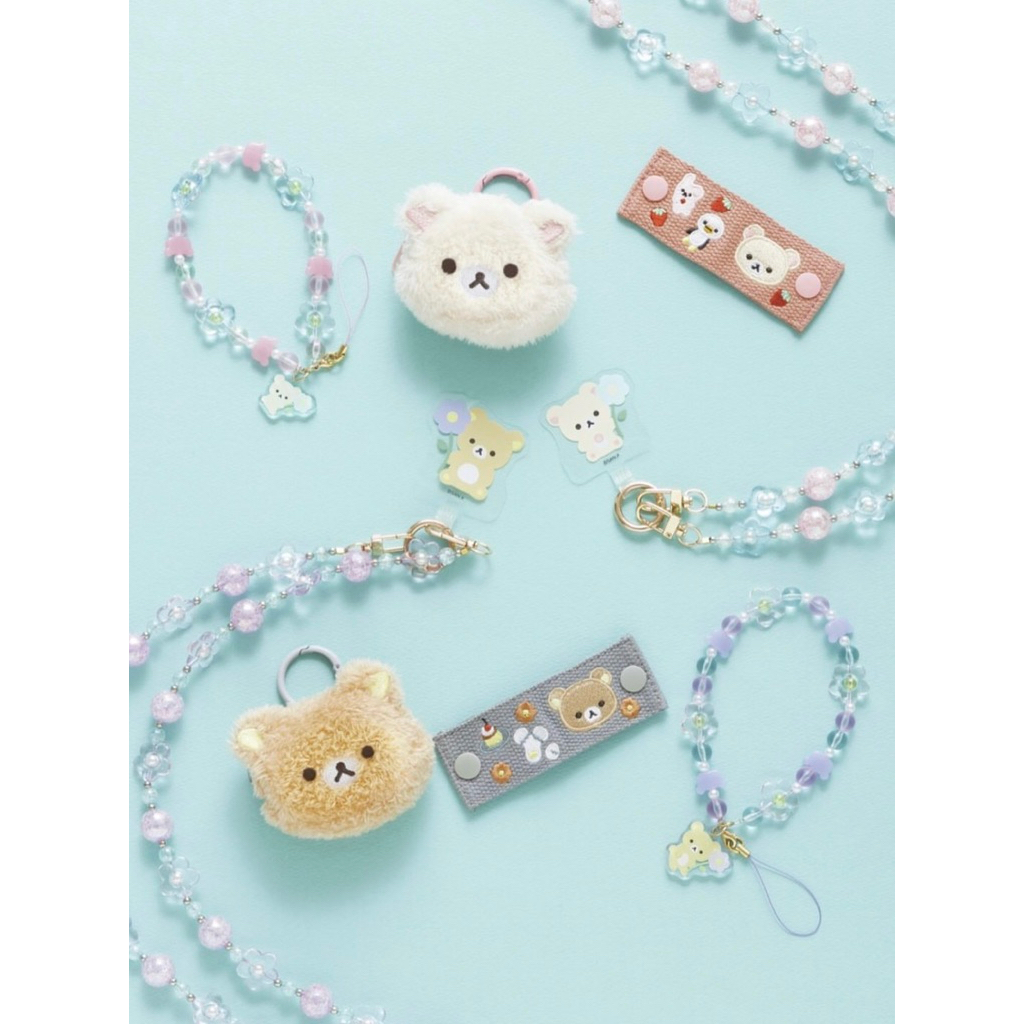 San-X Rilakkuma Plush Mini Pouch Dompet Rilakkuma