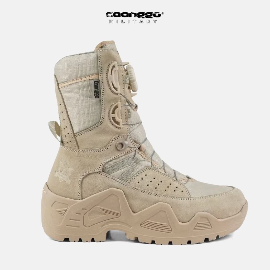 sepatu pdl tali putar cream tactical boots sepatu pdl TNI POLRI SATPOLPP terbaru original canggo