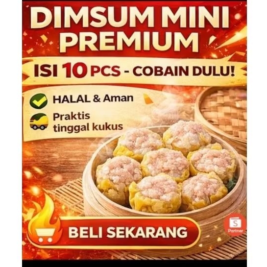 DIMSUM AYAM FULL DAGING ISI 10 PCS BISA COD 