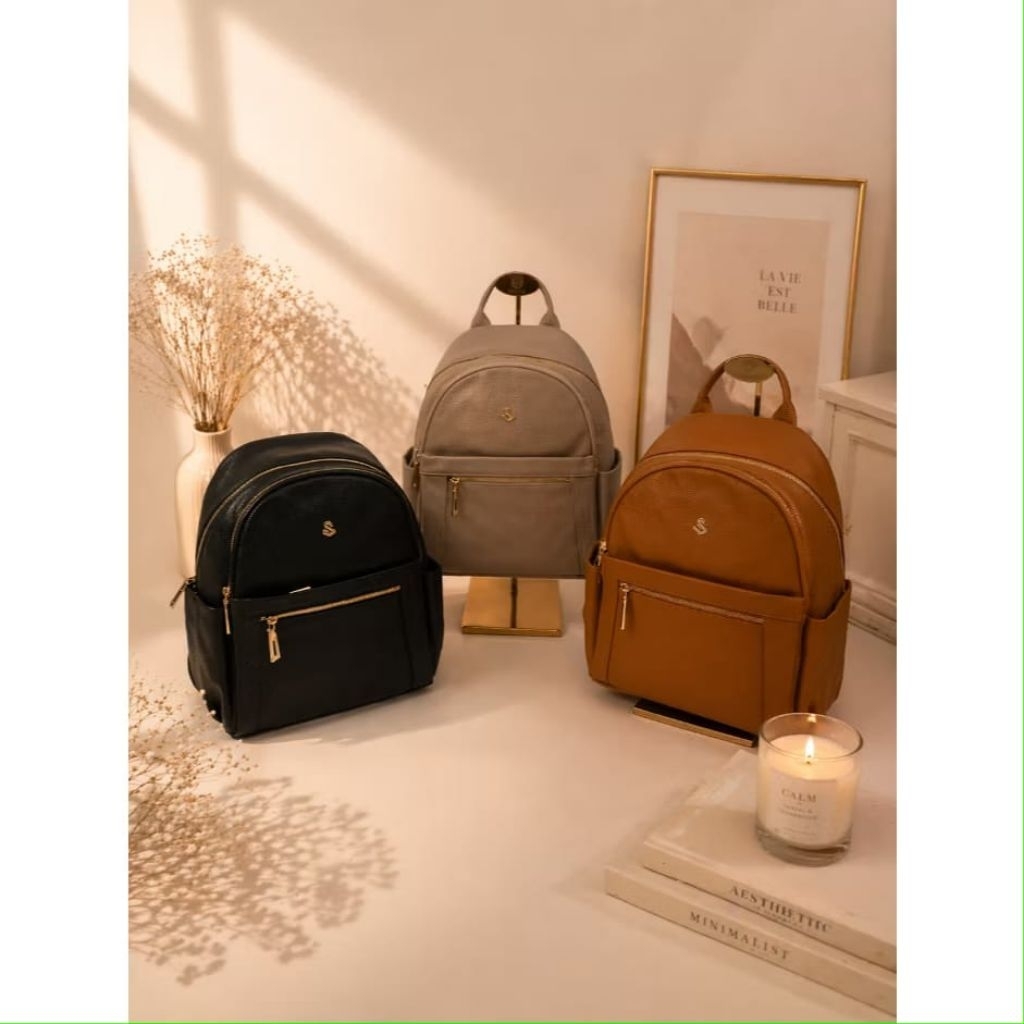 Tas Kulit Asli Savvy Leather S8510 | Savvy Leather | Tas Ransel Kulit Asli | Tas Ransel Wanita