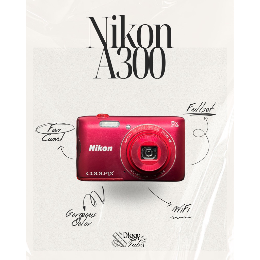 Nikon Coolpix A300 Red