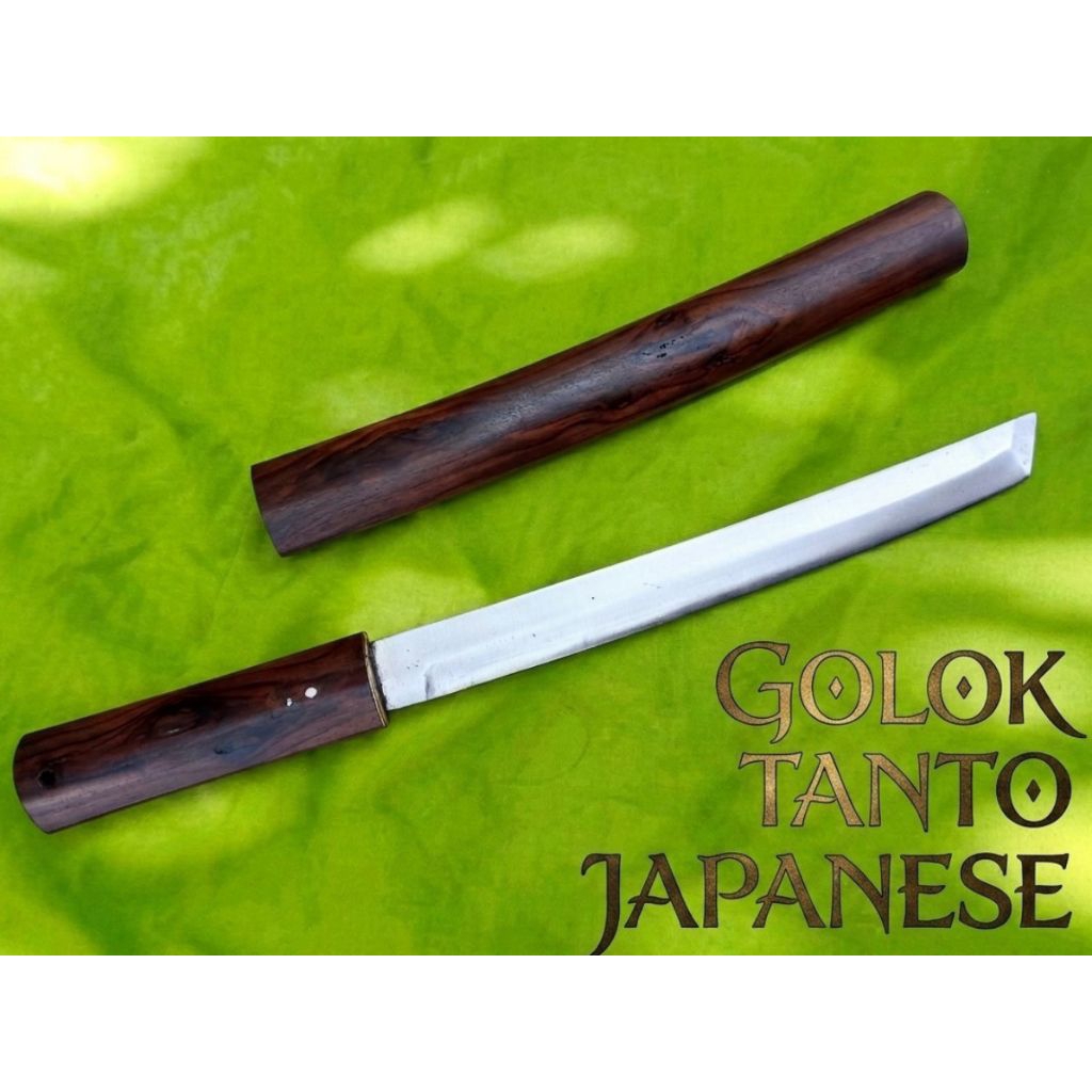 Golok G-Tanto Japanese Baja Per Asli Full Galih Sonokeling Tradisional Serbaguna