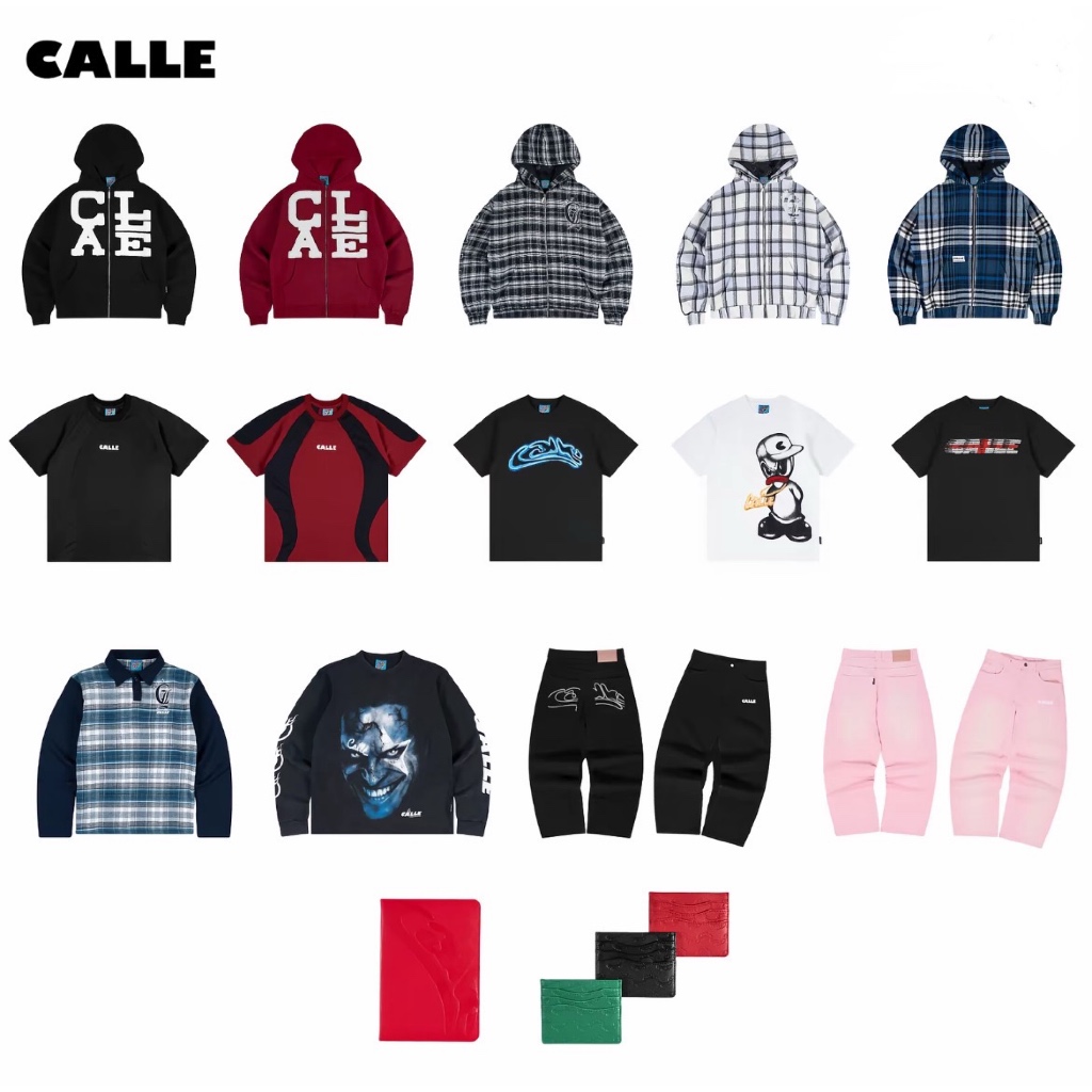 ORIGINAL] Calle de larache - Zip Hoodie, Crewneck, Jorts, Sweatpants, Tisyats, Necklace, Wallet, Box