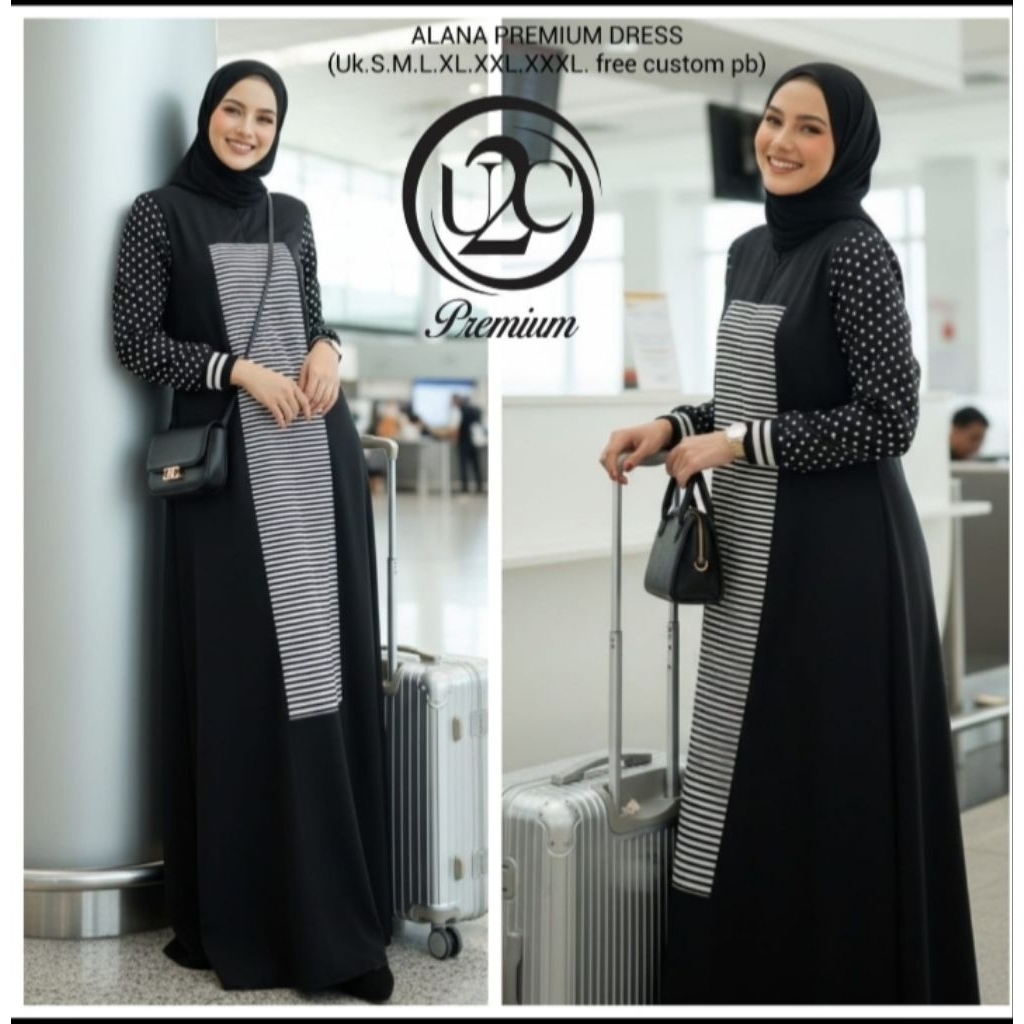 ALANA PREMIUM DRESS BY U2C GAMIS TOYOBO