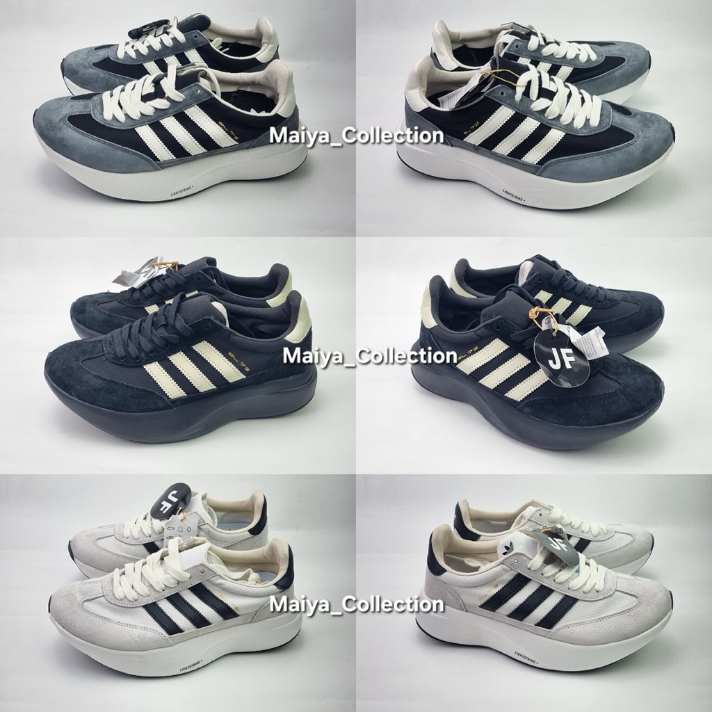 SEPATU SNEAKERS PRIA AD***DAS SL 72 PRO GREY BLACK