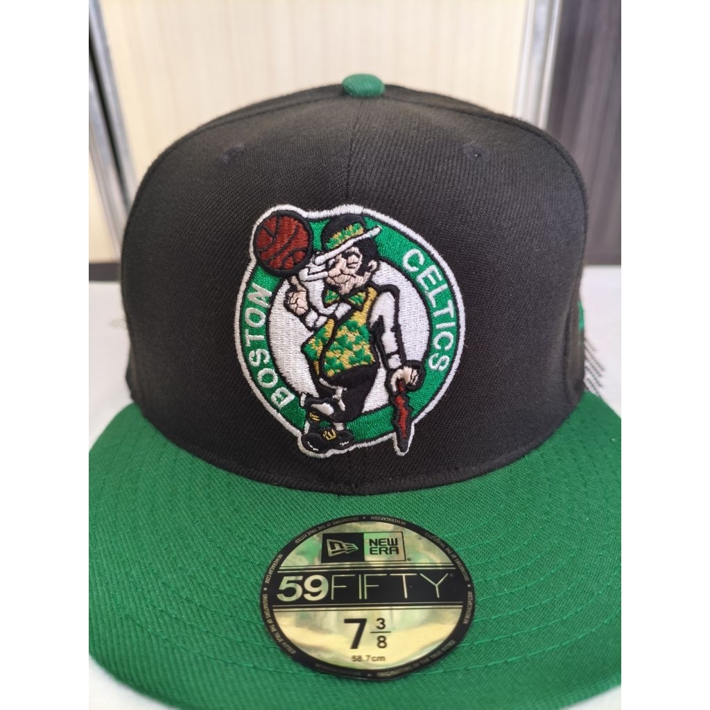 Topi Second Branded Original Snapback New Era Fitted Cap - Boston Celtics