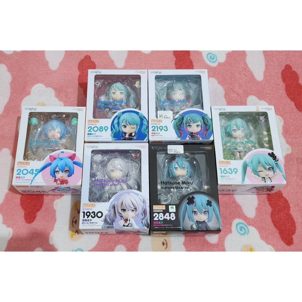 WTS NENDOROID MIKU PROJECT SEKAI SERIES (1SET)