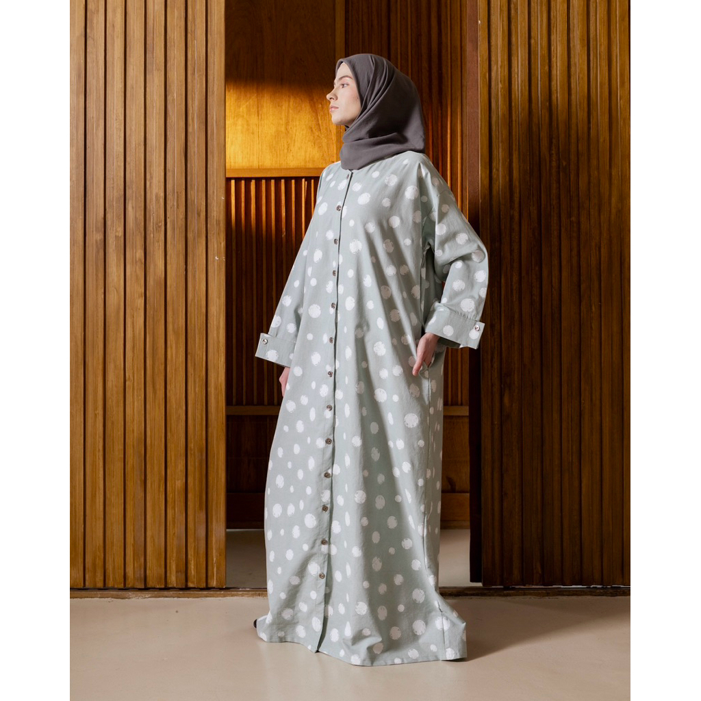 RGZ - Melissa abaya grey - abaya abu abu