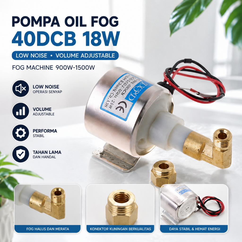 Pompa Oil Fog 40DCB 18W – Low Noise, Volume Adjustable, Fog Machine 900W-1500W