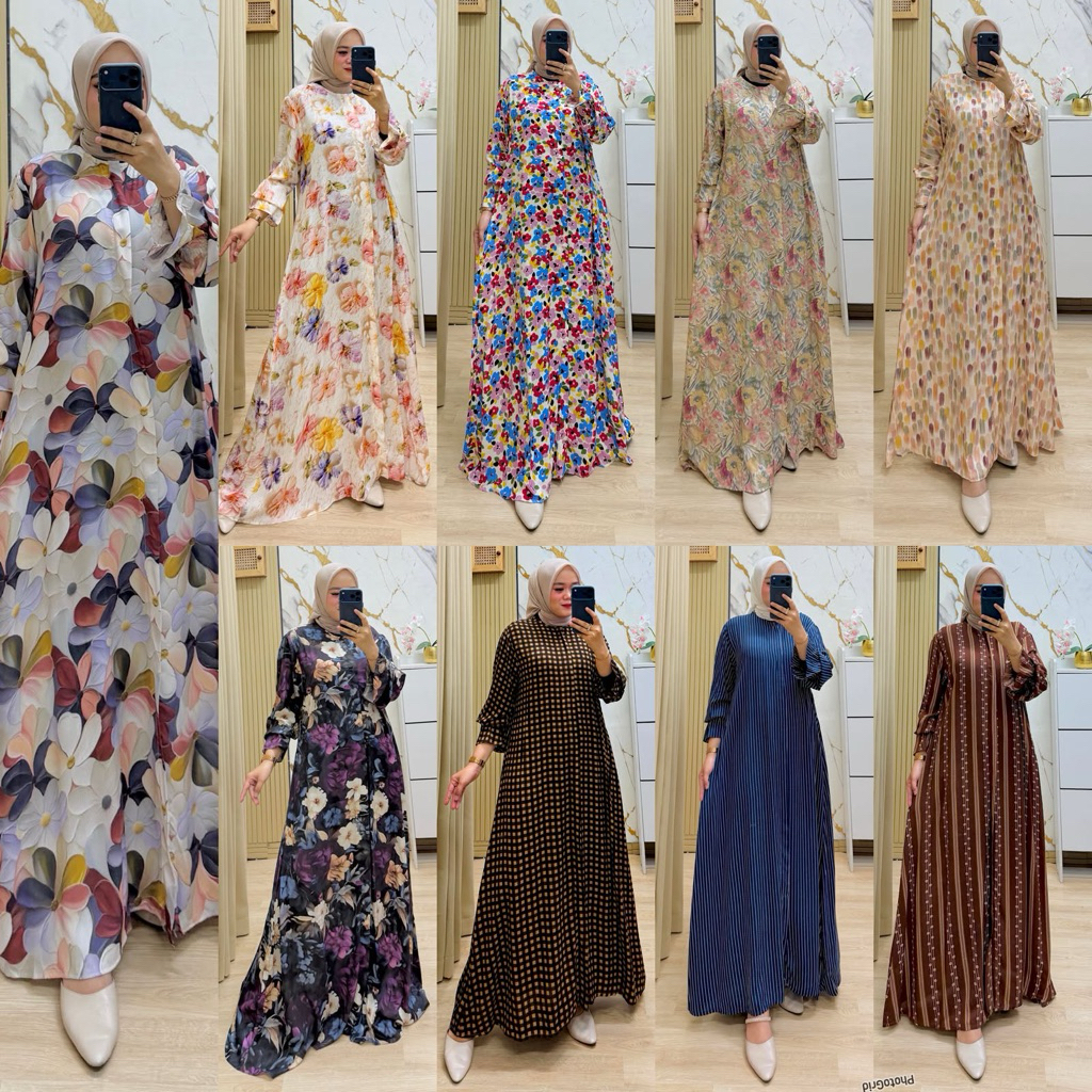 Gamis Rayon Nabila by M NABIL (original )
