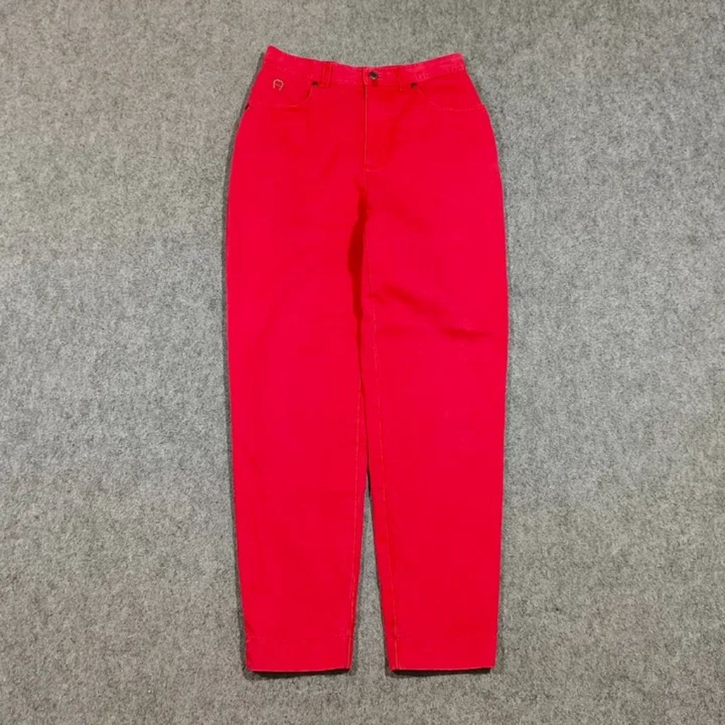 celana jeans merah AIGNER size 27 second