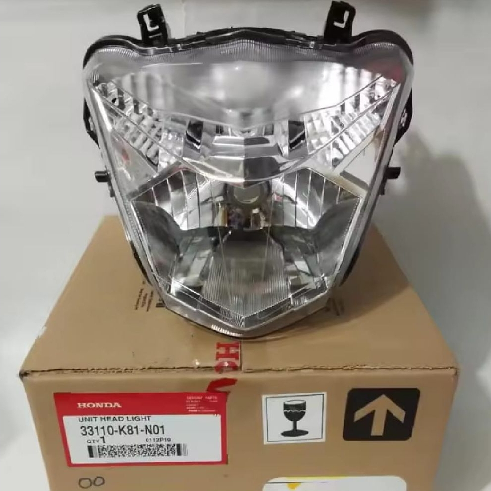 Reflektor Lampu Depan Headlamp Honda Beat Fi Esp Eco / Beat Street (2016-2019) K81 Merk ORI Honda