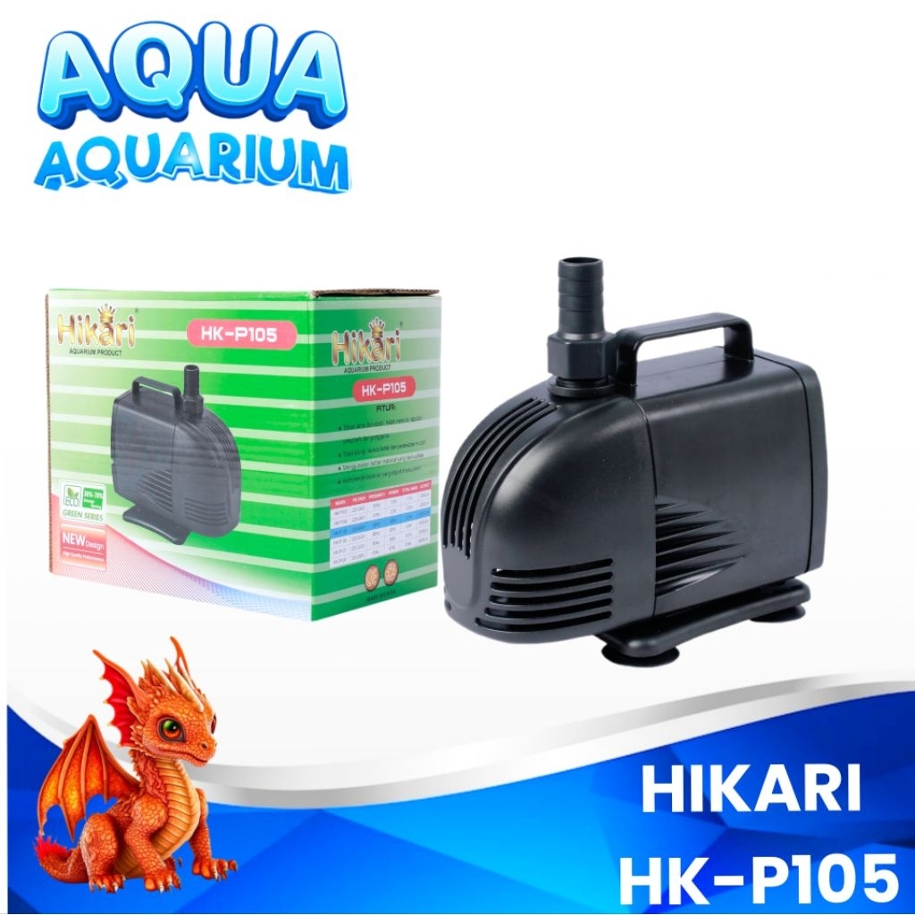 POMPA KOLAM IKAN HIKARI HK - P105 WATER PUMP HIKARI 105