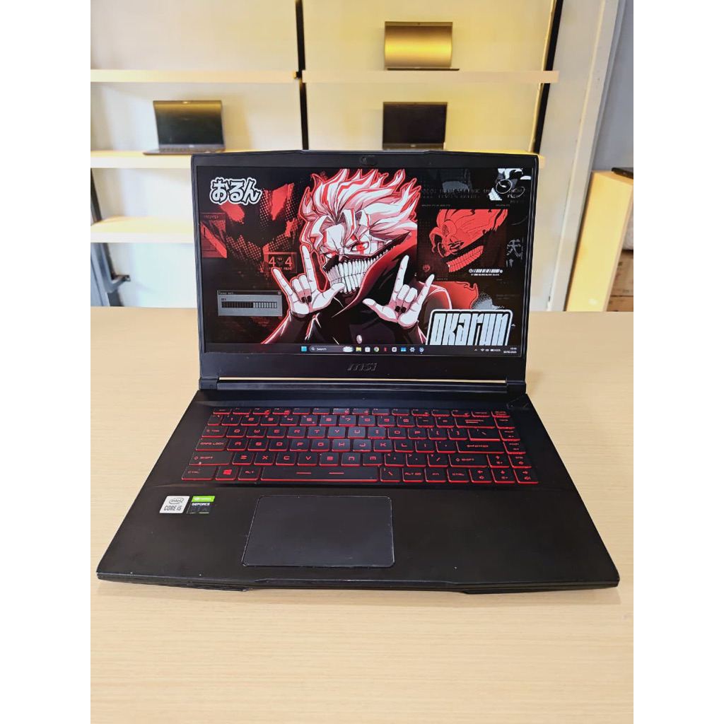 Laptop Gaming MSI GF65 Intel Core i5-10200H 16gb/512gb Nvidia RTX 3060