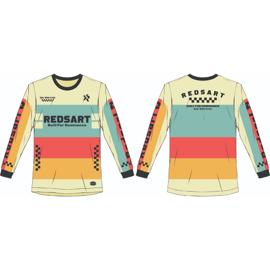 REDSART JERSEY VINTAGE CASUAL RETRO CLASSIC
