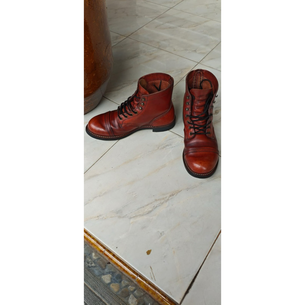 PRELOVED SEPATU RED WING/ Red Wing 8119 Iron Ranger OxbloodE