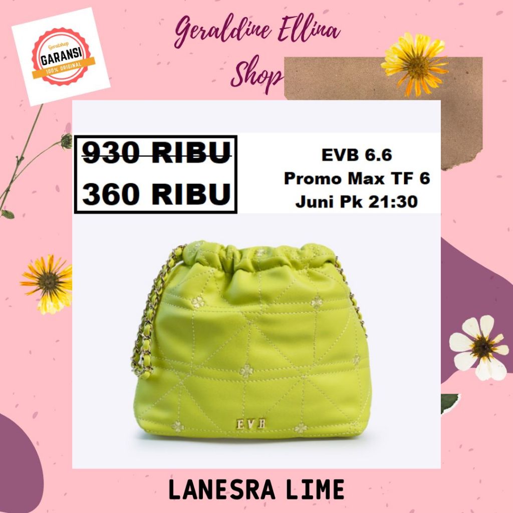 Tas selempang wanita EVB original sale seri LANESRA