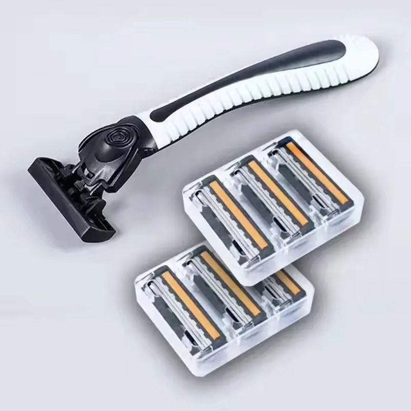 Berbagai Alat Pisau Cukur Cukuran Pencukur Manual Kumis Jenggot Garuk Bulu Kaki Ketiak Pria Wanita Set Gagang Free Refill Isi 6 Ulang Tajam Strip Pelicin Pelumas Aloe Vera Kulit Sensitif Halus Shaver Razor 6 7 Mata Pisau Yukinawa Orlee 3 4 Lapis Layer