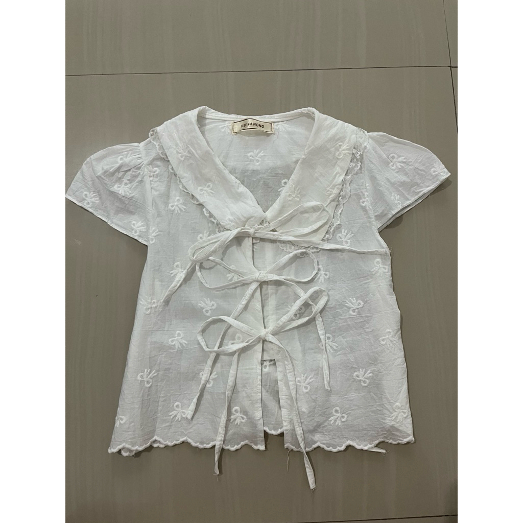 PRELOVED (Like new) coquette top