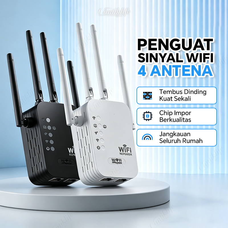 Wireless WIFI Range Extender Jarak Jauh WiFi6 Penguat Sinyal Nirkabel Penguat Sinyal Repeater Dalam 