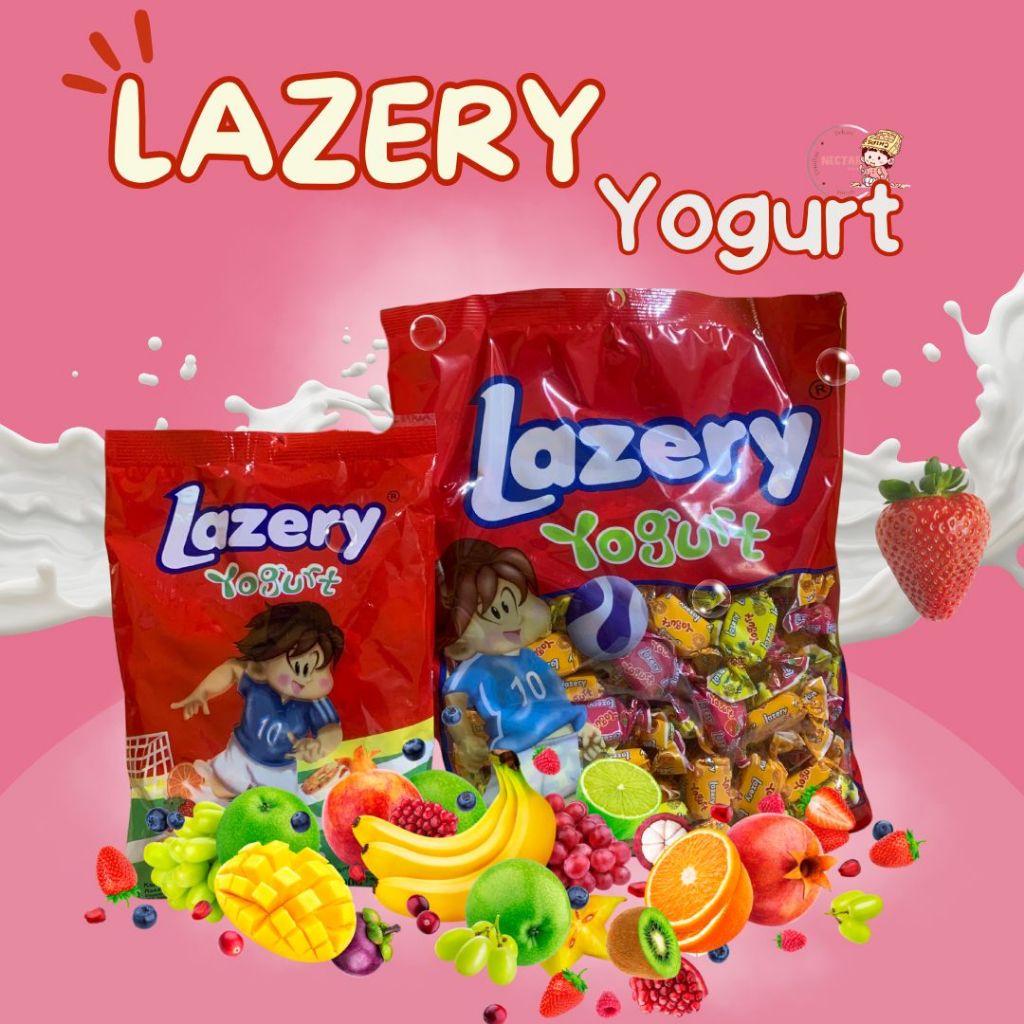 Permen Sugus / Lazery Yogurt Jumbo / Permen Anak / Lazery Sak/ 1 Pack isi 170 Butir.
