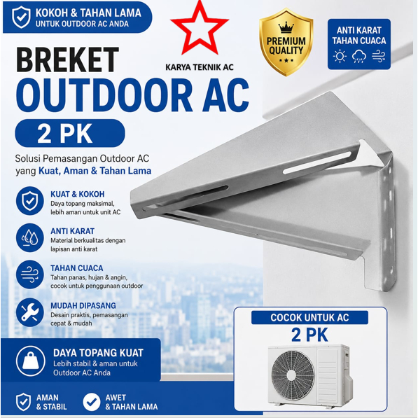 BREKET OUTDOOR AC 2 PK TECOM
