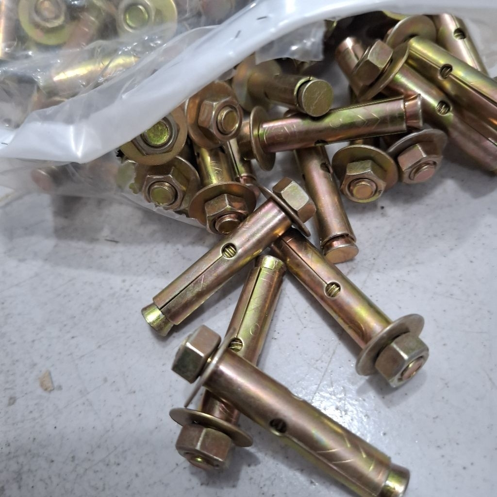ISI 4 BIJI DINABOL 10MM BAUT DINAMOL 10MM ISI 4 PC
