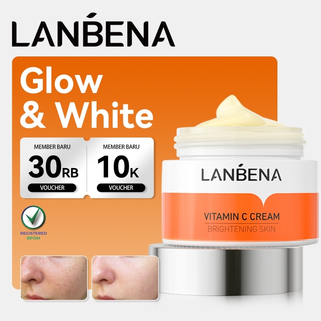 [HALAL] LANBENA VC Moisturizer Anti Aging - Krim Wajah Retinol untuk Menjaga Kelembaban & Cegah Tand