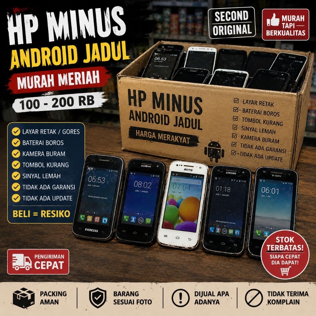 HP Android Jadul Minus + Dusbox
