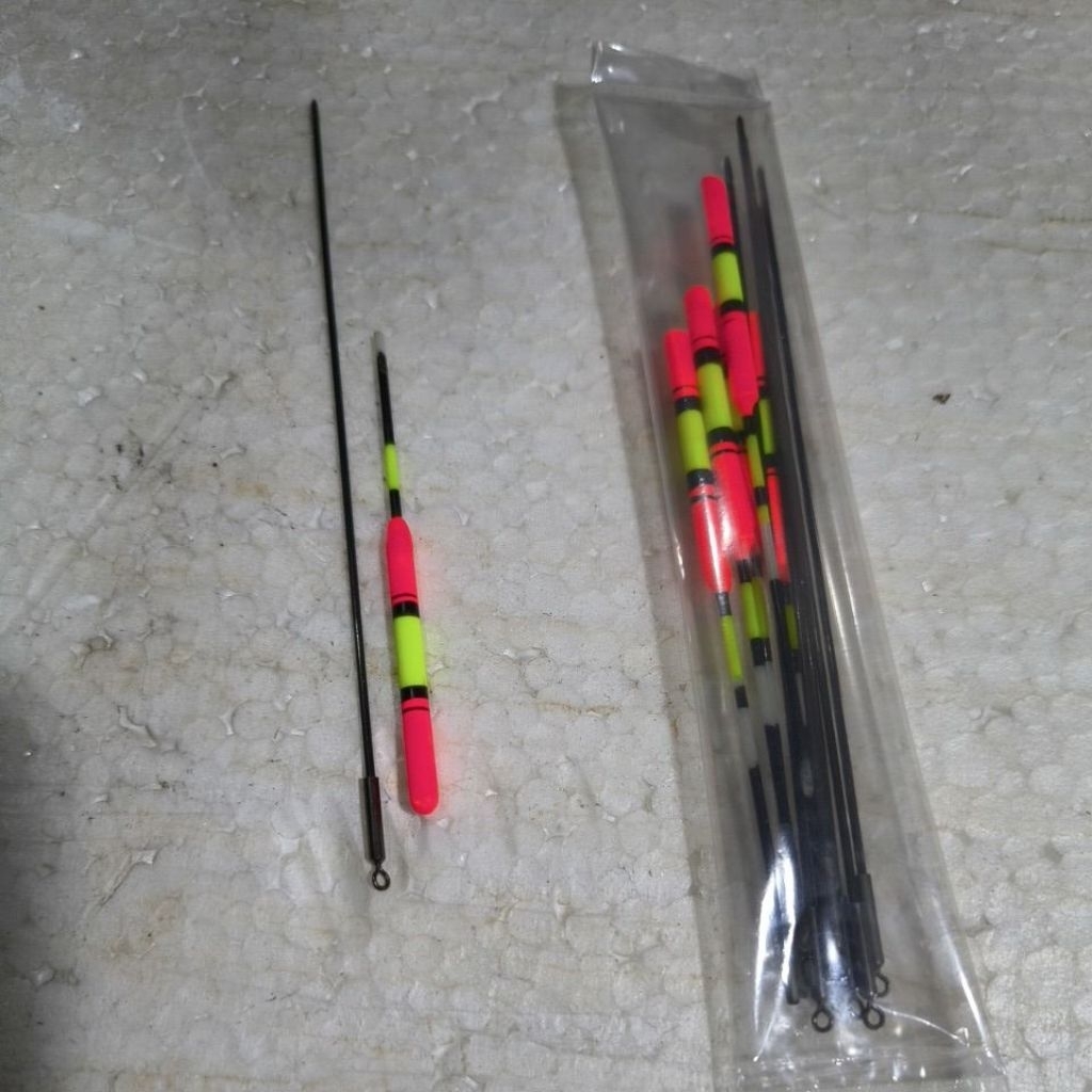5pcs fiber stik pelampung