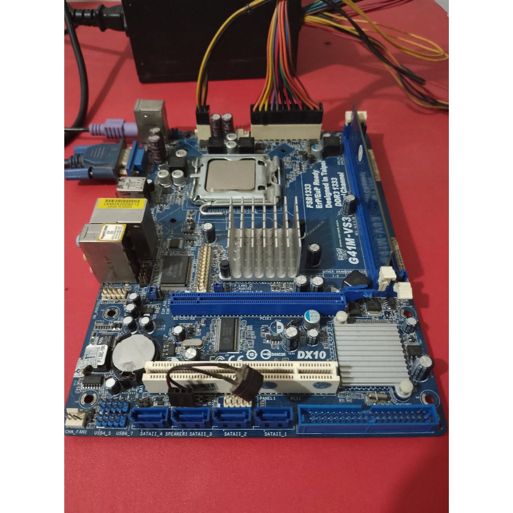 Motherboard ASRock G41M-VS3 + Intel Core 2 Duo E8500