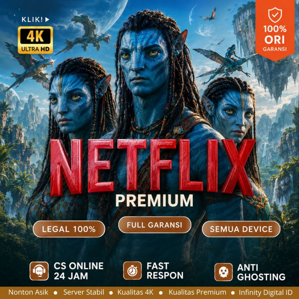 Netflix Premium Profil Privat - Aman, Bebas, Garansi