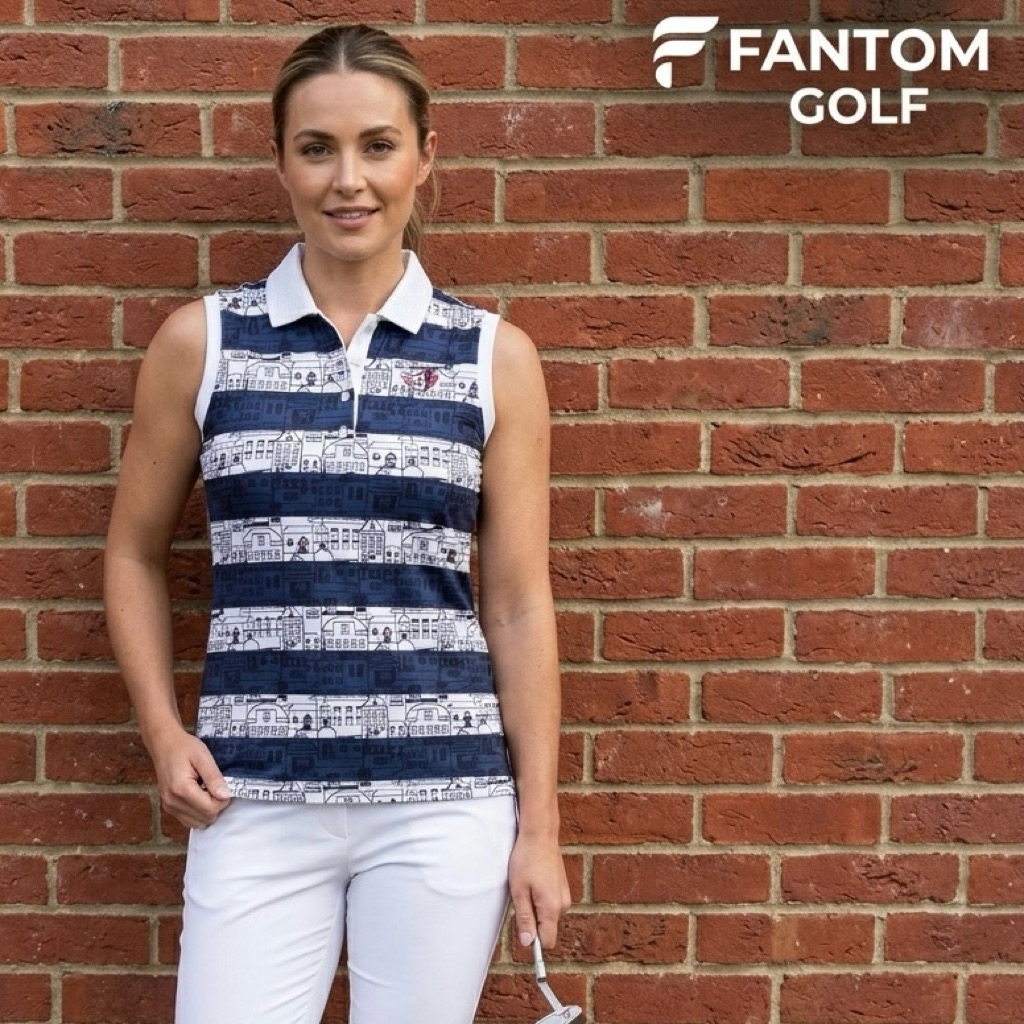 Baju Golf Wanita Sleeveless FANTOM Golf 95 Like New Original Second Preloved