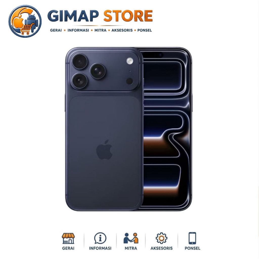 [GIMAP] iPhone 17 pro max 1T Garansi Resmi Indonesia - Imei Terdaftar Kemenperin Original Store