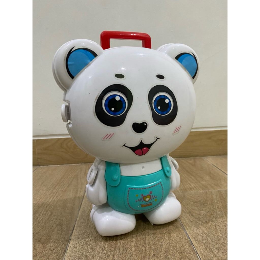 Mainan Anak Koper Dokter Panda Alat Kedokteran Preloved