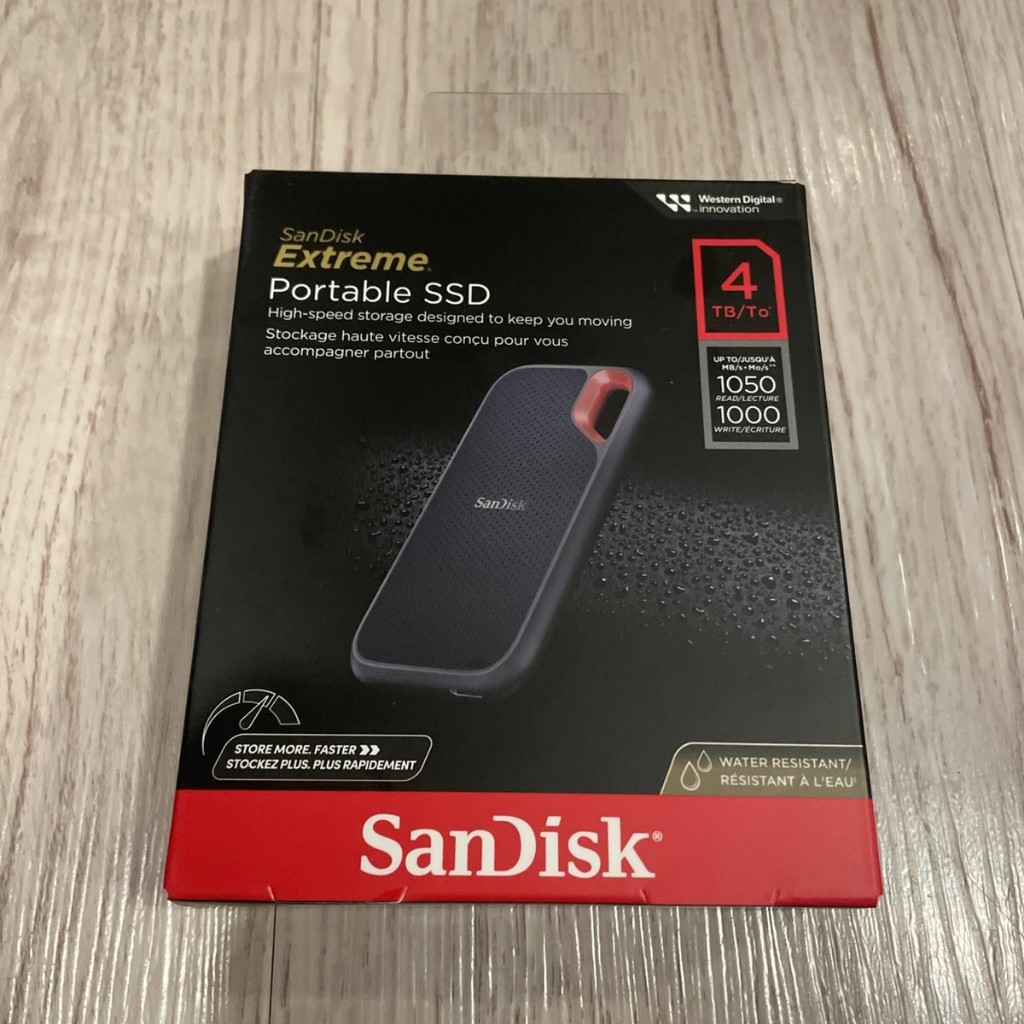 SSD 4TB Portable SSD Sandisk Extreme Sandisk 4TB