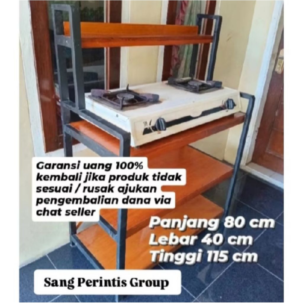 Rak dapur serbaguna | Rak oven magicon dan microwave