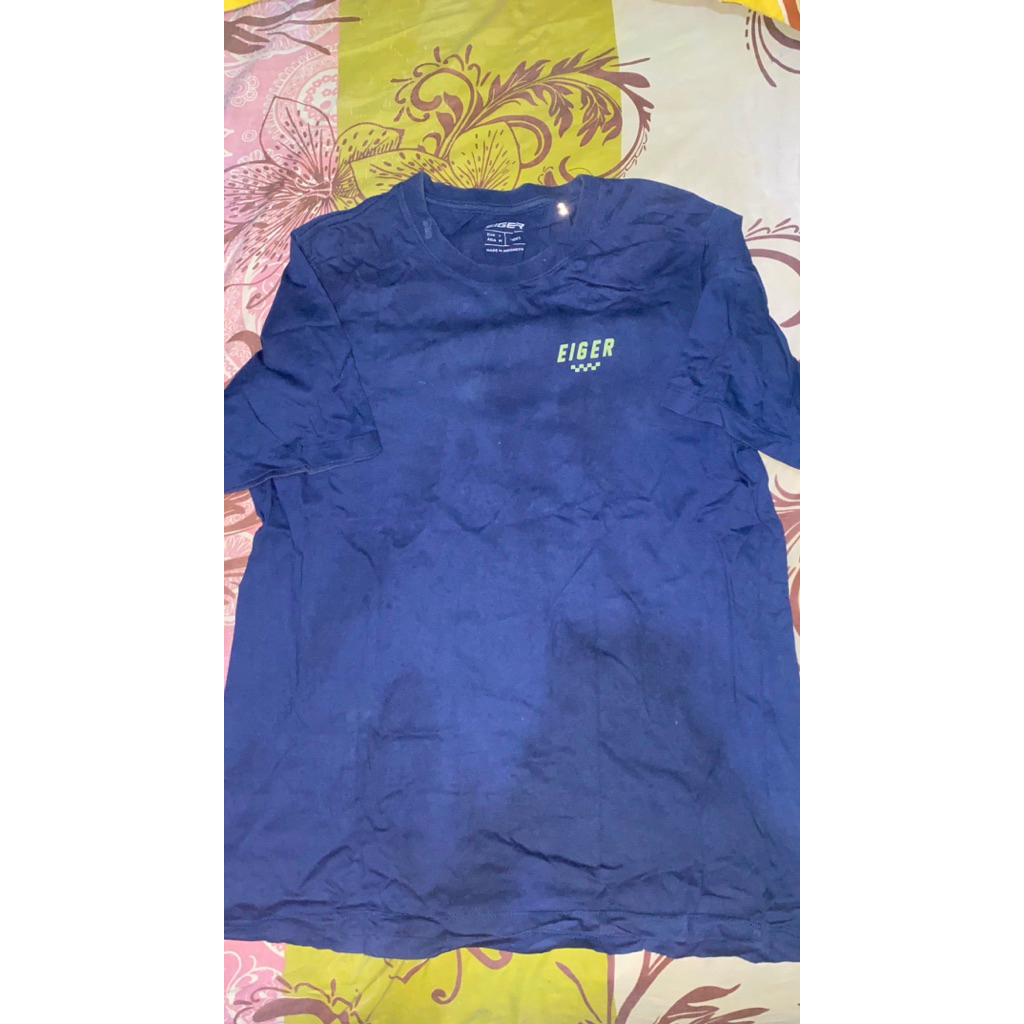 Kemeja hitam hurley uk xl, Kaos Eiger uk m
