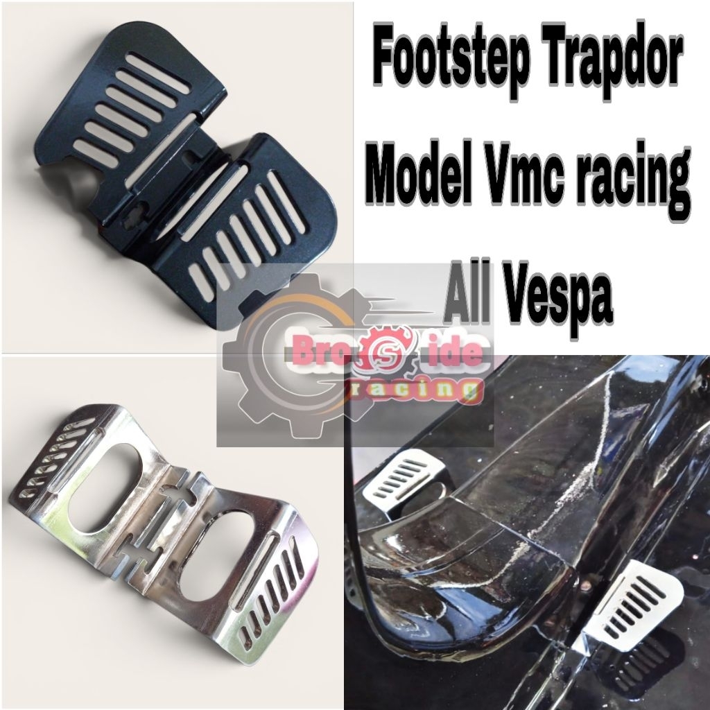 Footstep Trapdor Model Vmc racing All Vespa