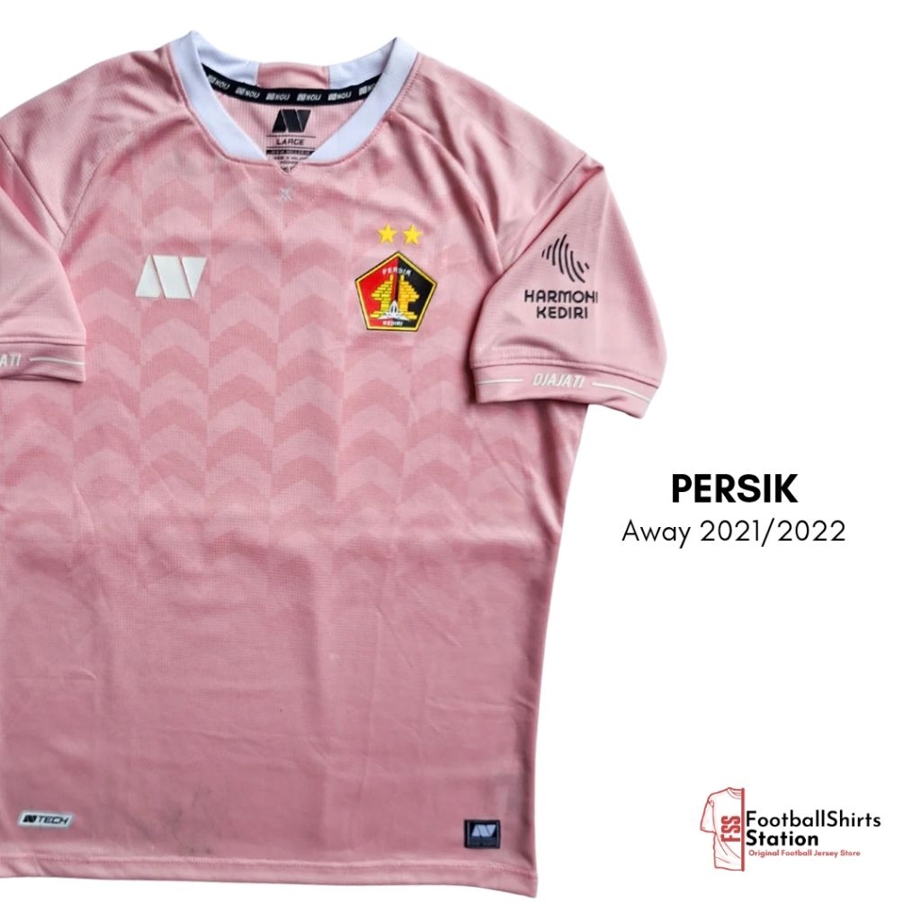 Jersey Persik Kediri Away 2021/2022 Authentic Size L Original Noij